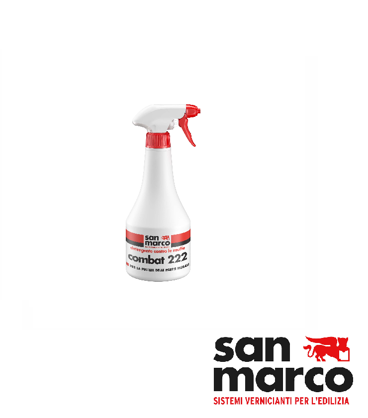 Spray antimuffa professionale per la pulizia di pareti infestate da muffe