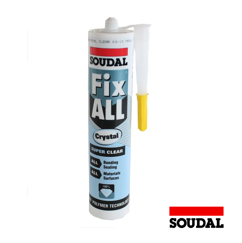 SIGILLANTI ADESIVI SOUDAL UNIV.FIX ALL TRASPARENZA CRISTALLO ML.290 