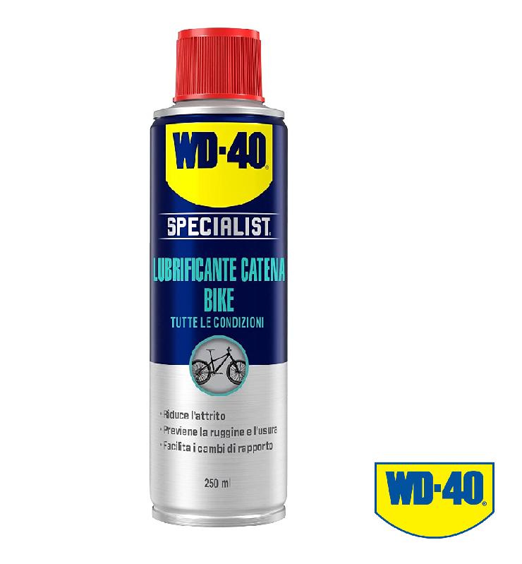 LUBRIFICANTI WD40 BIKE X CATENE TUTTE LE CONDIZIONI SPRAY ML.250 