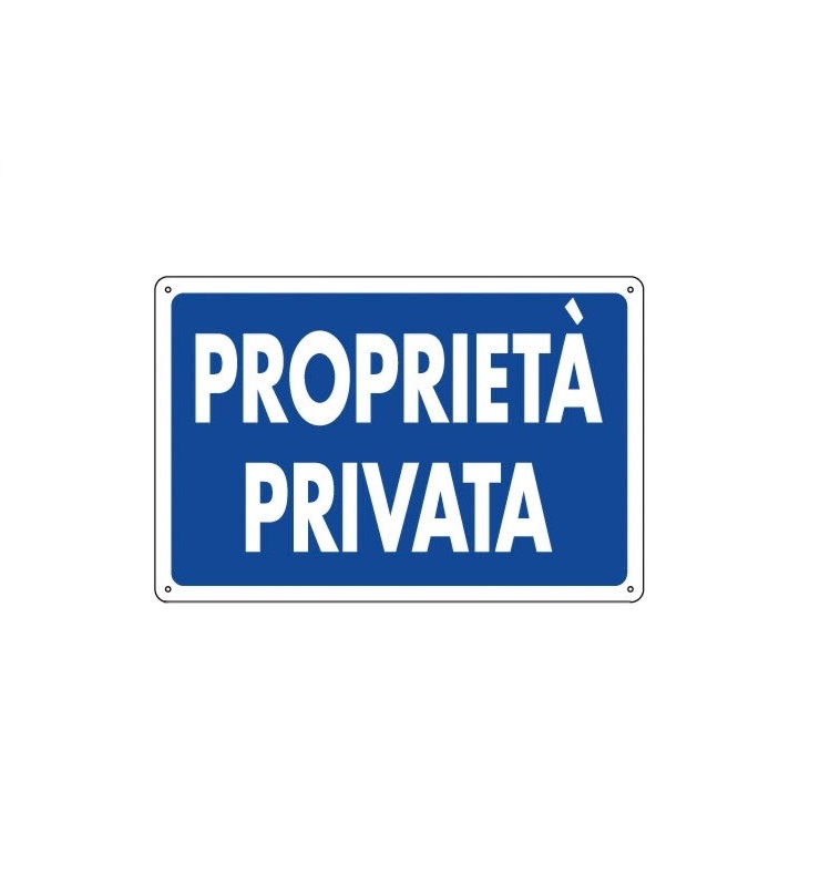 Cartello-Proprietà privata-