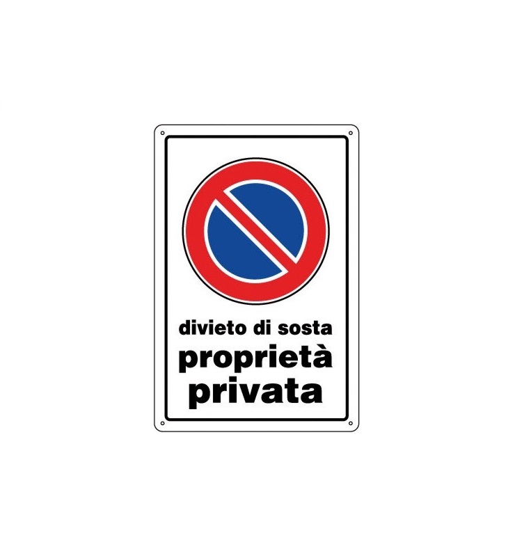 cartello-Proprietà privata divieto di sosta-