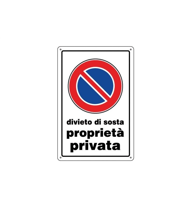 cartello-Proprietà privata divieto di sosta-
