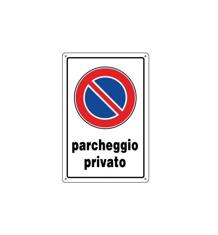 Cartello-Parcheggio privato-