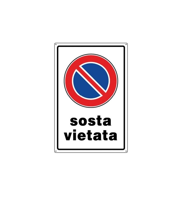 Cartello-Sosta vietata-