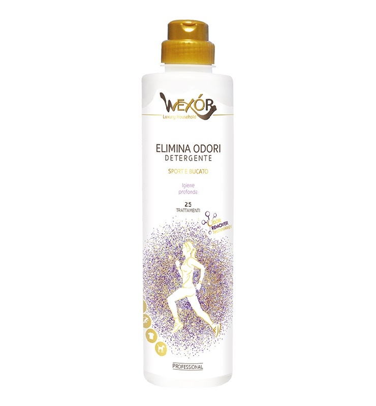 Elimina odori detergente sport e bucato Wexòr 750 ml