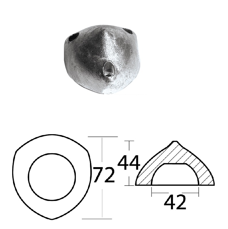 Anodo eliche Max/Prop 41 mm